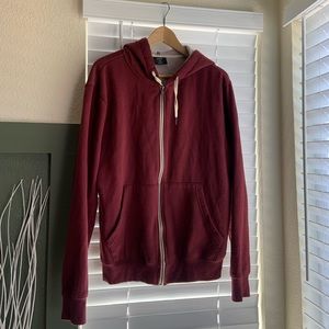 Red Zip Up Hoodie